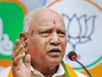 Former Karnataka chief minister BS Yediyurappa (PTI) Former Karnataka chief minister BS Yediyurappa (PTI)
