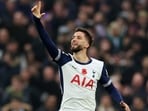 Tottenham Hotspur's Rodrigo Bentancur celebrates scoring their first goal REUTERS/Ian Walton