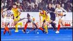 India’s Udita Duhan (right) in action against China during the Women's Asian Champions Trophy in Rajgir, Bihar. (PTI)