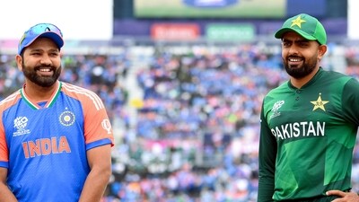 Rohit Sharma and Babar Azam during the T20 World Cup 2024. (ANI Photo) (Pakistan Cricket - X) Rohit Sharma and Babar Azam during the T20 World Cup 2024. (ANI Photo) (Pakistan Cricket - X)