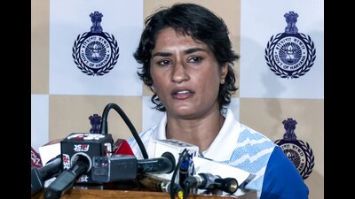 Addressing a press conference in the city, she alleged that in Karnataka as well as in Uttar Pradesh, the saffron party stood by those accused of exploiting women. (HT PHOTO) Addressing a press conference in the city, she alleged that in Karnataka as well as in Uttar Pradesh, the saffron party stood by those accused of exploiting women. (HT PHOTO)
