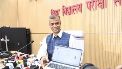The BSEB STET results 2024 were announced by Board Chairman Anand Kishor at a press conference on November 18, 2024. (Photo credit: Santosh Kumar) The BSEB STET results 2024 were announced by Board Chairman Anand Kishor at a press conference on November 18, 2024. (Photo credit: Santosh Kumar)