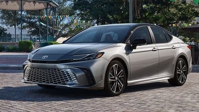 The ninth-generation Toyota Camry sedan is slated to launch in India on December 11, incorporating a radically different design and new features. The ninth-generation Toyota Camry sedan is slated to launch in India on December 11, incorporating a radically different design and new features.