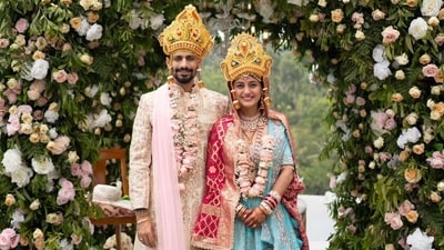 Elina Samantray and Anurag Panda got married in Indonesia. Elina Samantray and Anurag Panda got married in Indonesia.