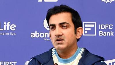 Gautam Gambhir. (ANI) Gautam Gambhir. (ANI)