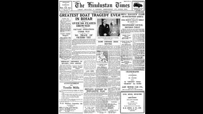 HT This Day: November 19, 1948— Greatest boat tragedy ever in Bihar as over 500 feared drowned (HT)