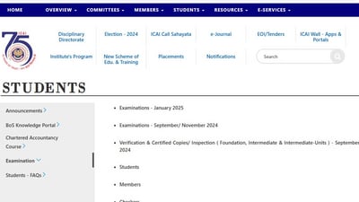 ICAI CA January Exam 2025: Series I mock test will begin today at 2 PM. ICAI CA January Exam 2025: Series I mock test will begin today at 2 PM.