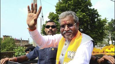 Jharkhand BJP president and party candidate Babulal Marandi in Giridih. (PTI Photo) Jharkhand BJP president and party candidate Babulal Marandi in Giridih. (PTI Photo)