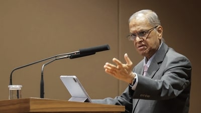 Narayana Murthy suggested that this such a shift would help create a more dynamic, management-oriented approach to governance. (PTI) Narayana Murthy suggested that this such a shift would help create a more dynamic, management-oriented approach to governance. (PTI)