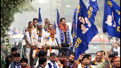 The Ghaziabad assembly constituency has 641,644 voters and 14 candidates are in the fray and according to district officials about 2,200-2,300 personnel will be deployed on polling duty. (Sakib Ali/HT Photo) The Ghaziabad assembly constituency has 641,644 voters and 14 candidates are in the fray and according to district officials about 2,200-2,300 personnel will be deployed on polling duty. (Sakib Ali/HT Photo)