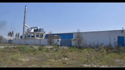 The carcass plant in Rasulpur village in Ludhiana. (HT photo) The carcass plant in Rasulpur village in Ludhiana. (HT photo)
