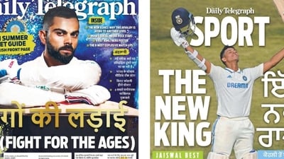 Virat Kohli and Yashasvi Jaiswal dominate Australian newspapers ((Ravi Shastri/X)) Virat Kohli and Yashasvi Jaiswal dominate Australian newspapers ((Ravi Shastri/X))