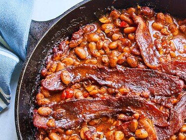 Bacon BBQ baked beans Bacon BBQ baked beans