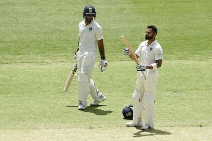 Virat Kohli shushes the crowd after scoring his sixth century in Australia (Getty) Virat Kohli shushes the crowd after scoring his sixth century in Australia (Getty)