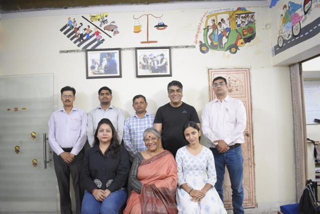 The Muskaan NGO team (Courtesy Muskaan Foundation for Road Safety) The Muskaan NGO team (Courtesy Muskaan Foundation for Road Safety)