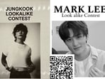 Jungkook and Mark look-alike contests to be held in Chicago and Manhattan, respectively. Jungkook and Mark look-alike contests to be held in Chicago and Manhattan, respectively.