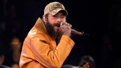 Post Malone performs a medley at the 57th Annual CMA Awards on Nov. 8, 2023, (AP) Post Malone performs a medley at the 57th Annual CMA Awards on Nov. 8, 2023, (AP)