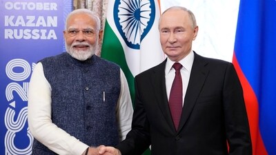 Prime Minister Narendra Modi and Russian president Vladimir Putin (AP) Prime Minister Narendra Modi and Russian president Vladimir Putin (AP)