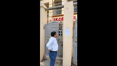 CMO team finds KD Hospital in Khadra locked and barred (HT File Photo) CMO team finds KD Hospital in Khadra locked and barred (HT File Photo)