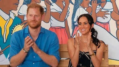 Prince Harry and Meghan Markle share new statement as Duke of Sussex undertakes solo engagements in Canada (Photo by ANDRES CASTILLA / Colombian Vice-Presidency / AFP) (AFP) Prince Harry and Meghan Markle share new statement as Duke of Sussex undertakes solo engagements in Canada (Photo by ANDRES CASTILLA / Colombian Vice-Presidency / AFP) (AFP)