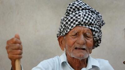 Centenarian Sain Dass served in the army for several years. (HT Photo) Centenarian Sain Dass served in the army for several years. (HT Photo)