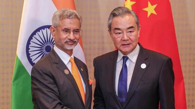 External affairs minister S Jaishankar meets foreign minister of China, Wang Yi on the sidelines of the 19th G-20 summit, in Rio de Janeiro on Monday. (Dr. S. Jaishankar-X) External affairs minister S Jaishankar meets foreign minister of China, Wang Yi on the sidelines of the 19th G-20 summit, in Rio de Janeiro on Monday. (Dr. S. Jaishankar-X)