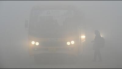 Officials said that transport and police departments have been tasked with ensuring compliance with GRAP IV rules in vehicular movement, including curbing the entry of non-essential trucks into the district. (Sunil Ghosh/HT Photo)