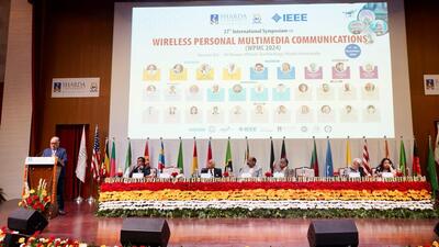 The event being held from 17 November to 20 November at the Sharda University has brought together thought leaders and experts in wireless communication field. (HT Photo) The event being held from 17 November to 20 November at the Sharda University has brought together thought leaders and experts in wireless communication field. (HT Photo)