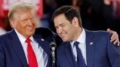 US President-elect Donald Trump and Senator Marco Rubio. (Reuters) (REUTERS)