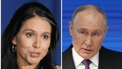 Tulsi Gabbardh has been accused of repeating Russian propaganda since she embraced Donald Trump in August and frequently campaigned alongside him this fall. (AP) Tulsi Gabbardh has been accused of repeating Russian propaganda since she embraced Donald Trump in August and frequently campaigned alongside him this fall. (AP)