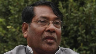 Congress leader Rameshwar Oraon. Congress leader Rameshwar Oraon.