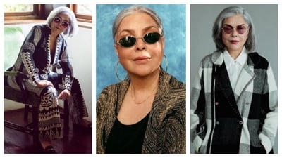 Power dressing is right up her alley. She rocked suits and coats, boldly embracing androgynous styling with glam bombshell energy. (Instagram) Power dressing is right up her alley. She rocked suits and coats, boldly embracing androgynous styling with glam bombshell energy. (Instagram)