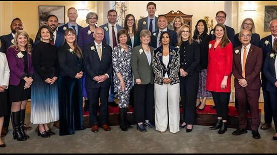The new British Columbia Cabinet that was announced on Monday. (Credit: Government of British Columbia)