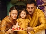 Alia Bhatt, Raha Kapoor and Ranbir Kapoor on Diwali Alia Bhatt, Raha Kapoor and Ranbir Kapoor on Diwali