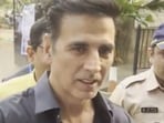 Akshay Kumar and Farhan Akhtar cast their votes on Wednesday. Akshay Kumar and Farhan Akhtar cast their votes on Wednesday.