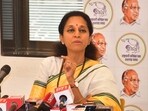 NCP (SP) leader Sule has denied the allegations made by Patil. (HT PHOTO) NCP (SP) leader Sule has denied the allegations made by Patil. (HT PHOTO)