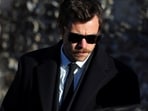 Harry Styles departs after the funeral of former One Direction singer Liam Payne at St. Mary's Church in Amersham, near London, Britain, November 20, 2024. REUTERS/Toby Melville