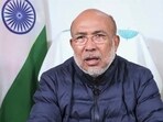 Manipur chief minister N Biren Singh addresses citizens in a video message regarding the recent violence in the state. Manipur chief minister N Biren Singh addresses citizens in a video message regarding the recent violence in the state.