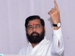 Maharashtra chief minister Eknath Shinde shows his ink-marked finger after casting his vote during the assembly elections in Thane. Maharashtra chief minister Eknath Shinde shows his ink-marked finger after casting his vote during the assembly elections in Thane.