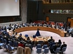 The United Nations Security Council meets to discuss the situation in the Middle East on November 20, 2024, at UN headquarters in New York City. The UN Security Council is expected to vote Wednesday on another draft resolution calling for a ceasefire in Gaza in its latest attempt to exert pressure to end the war. (Photo by ANGELA WEISS / AFP)