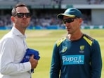 File image of Ricky Ponting and Justin Langer File image of Ricky Ponting and Justin Langer