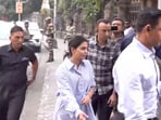 Isha Ambani arrived at the polling booth accompanied by heavy security. Isha Ambani arrived at the polling booth accompanied by heavy security.