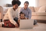 Parents can help children interact with the educational lessons of a digital medium. Parents can help children interact with the educational lessons of a digital medium.
