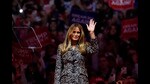 Melania Trump arriving at a campaign rally at Madison Square Garden in New York on October 27, 2024. (Evan Vucci/AP)