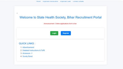 Bihar CHO Recruitment: Last date to apply for 4,500 Community Health Officer posts on November 21, 2024. Bihar CHO Recruitment: Last date to apply for 4,500 Community Health Officer posts on November 21, 2024.
