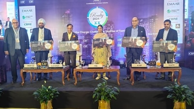 The CII Realty 2024 conclave was inaugurated by D Thara, additional secretary, ministry of housing and urban affairs along with Anil Saraf, chairman, CII NR Committee on real estate and Ashwinder Singh, co-chairman of the same committee.