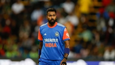 India's Hardik Pandya looks on during the fourth T20 international cricket match between South Africa and India at Wanderers stadium in Johannesburg (AFP) India's Hardik Pandya looks on during the fourth T20 international cricket match between South Africa and India at Wanderers stadium in Johannesburg (AFP)