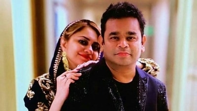 AR Rahman with wife Saira Banu in happier times AR Rahman with wife Saira Banu in happier times
