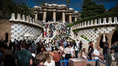 During their time in Spain, employees will visit famous landmarks such as the Sagrada Familia and Park Guell, as well as scenic locations like Montjuic Castle. (File) (Photo by Josep LAGO / AFP) During their time in Spain, employees will visit famous landmarks such as the Sagrada Familia and Park Guell, as well as scenic locations like Montjuic Castle. (File) (Photo by Josep LAGO / AFP)