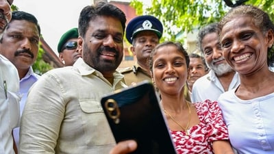The overarching win of the NPP suggests a rupture in Sri Lankan politics. It shifts the narrative from identity-centric agendas that have shaped electoral outcomes to class politics driven by economic concerns (AFP) The overarching win of the NPP suggests a rupture in Sri Lankan politics. It shifts the narrative from identity-centric agendas that have shaped electoral outcomes to class politics driven by economic concerns (AFP)